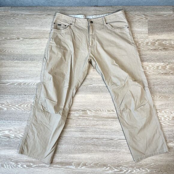 Kuhl Revolvr Hiking Pants Brown Beige Straight Leg Men's Size 40 X 30 - Picture 1 of 12